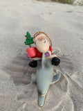 Hilton Head Santa Riding Dolphin Ornament