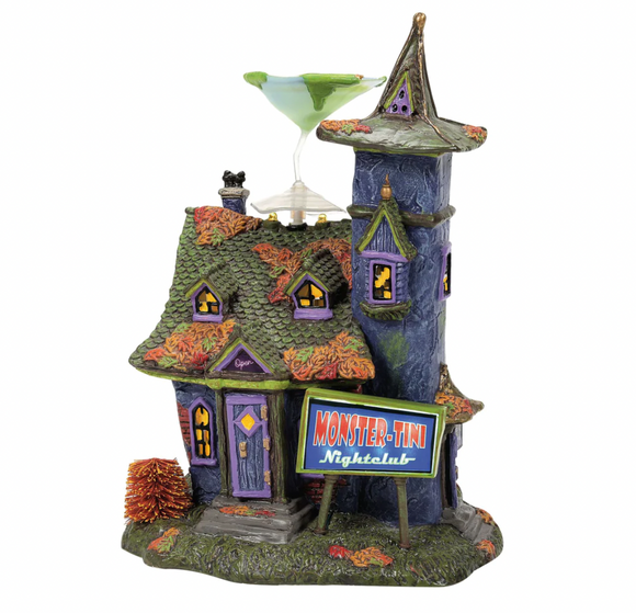 Department 56 Halloween Monstertini's Nightclub Village