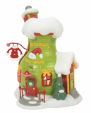 Department 56 Grinch's Santy Suit Shoppe House