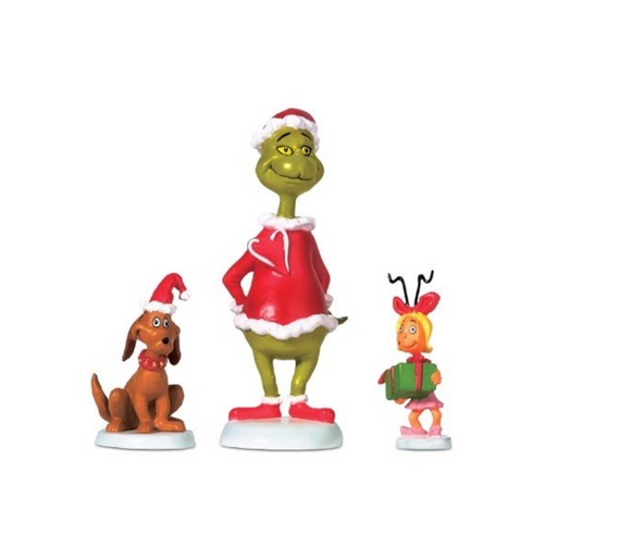 Department 56 Grinch Max & Cindy-Lou Who