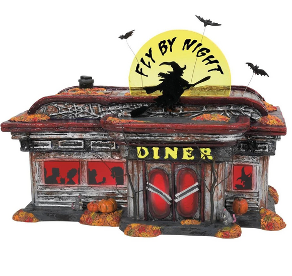 Department 56 Snow Village Fly by Night Diner NEW of 2025