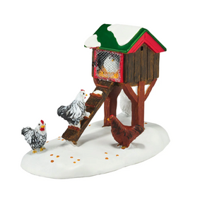Department 56 Village Mistletoe Farm Chicken House Accessory