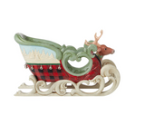 Jim Shore Highland Glen Large Sled Fig