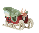 Jim Shore Highland Glen Large Sled Fig