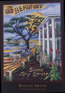 "Beaufort Scenic Bay Street" by Bolton Smith Art Prints