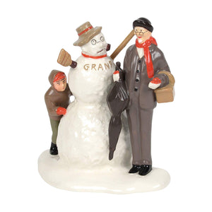 Department 56 Rockwell's Accessory Grandpa and Snowman
