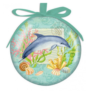 Hilton Head Ornament Summer Seas Dolphin