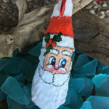 Hand-painted Santa Claus Oyster Ornament