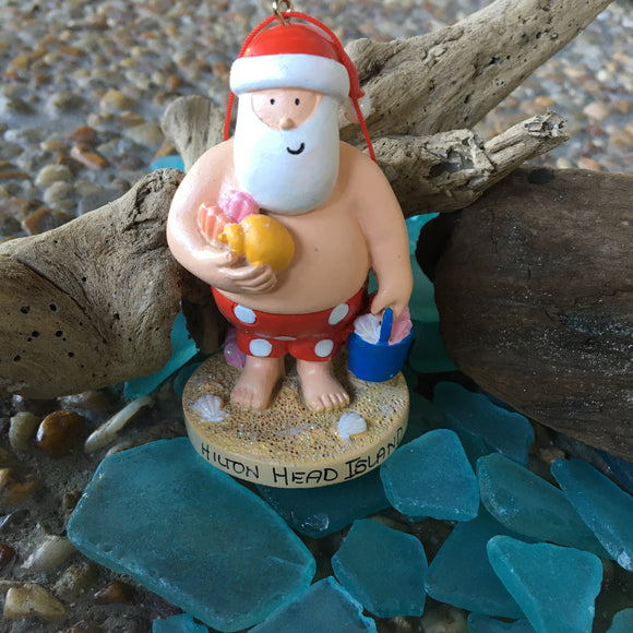 Santa Collecting Shells