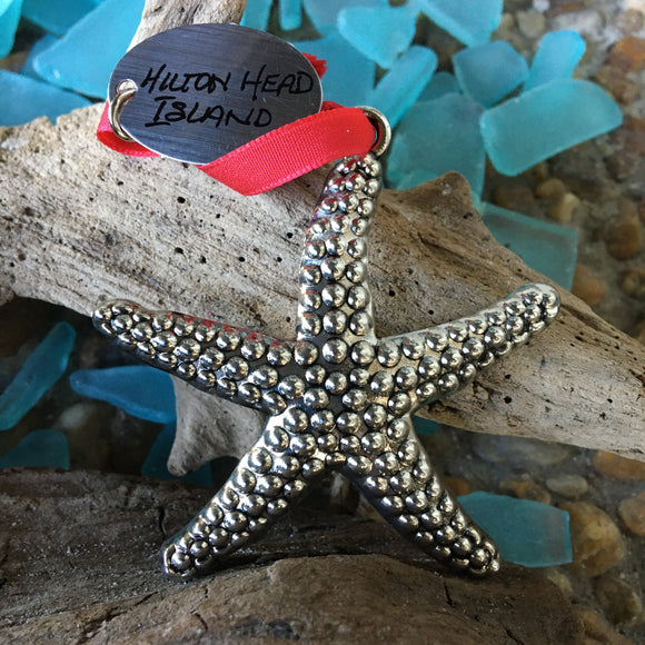 Cast Metal Starfish Ornament
