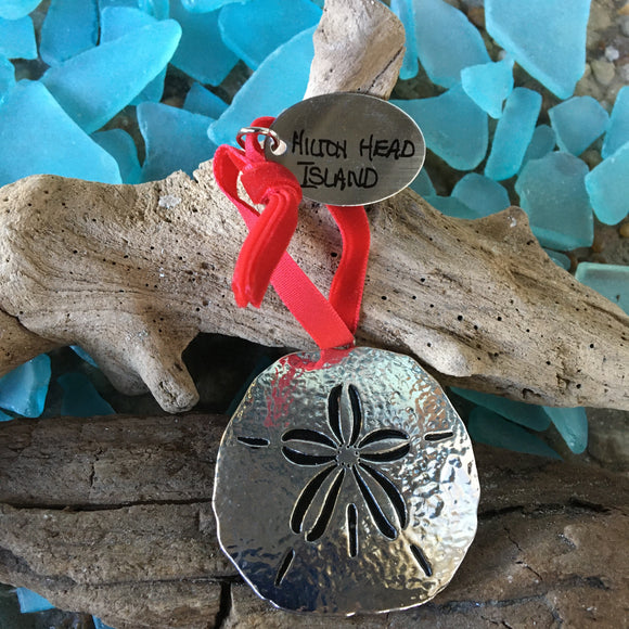 Sand dollar ornaments.  Sand dollar ornament, Sand dollar craft