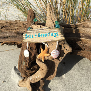 Faux Driftwood With Shells