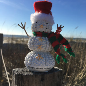 Sea Urchin Snowman with Shells