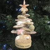 Faux Light Up Driftwood Tree with Shells