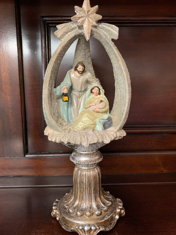 Pedestal Nativity