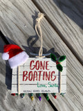 Hilton Head Gone Boating Sign Ornament