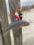 Hilton Head Santa Riding a Manatee