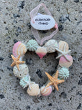 Hilton Head Resin Shell Heart Ornament