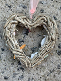 Hilton Head Resin Shell Heart Ornament