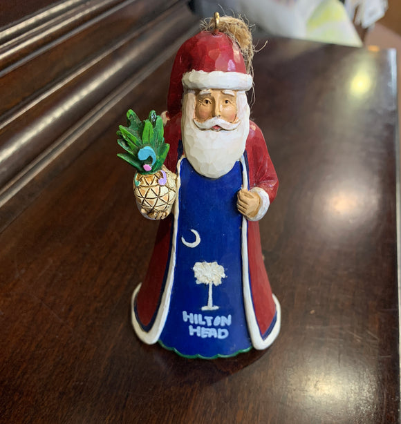 Jim Shore Santa Hilton Head Ornament