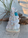 Hilton Head Beachy Snowman / Driftwood Tree Ornament