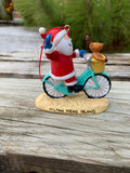Hilton Head Santa Riding Bicycle