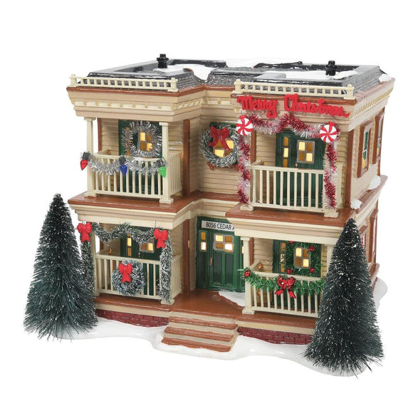 Department 56 Snow Village Holiday Flats House