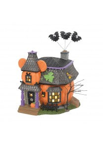 Department 56 Disney Mickey's Pumpkin Town Haunted Manor