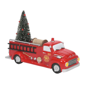 Department 56 Snow Village Engine 223 Pump Truck